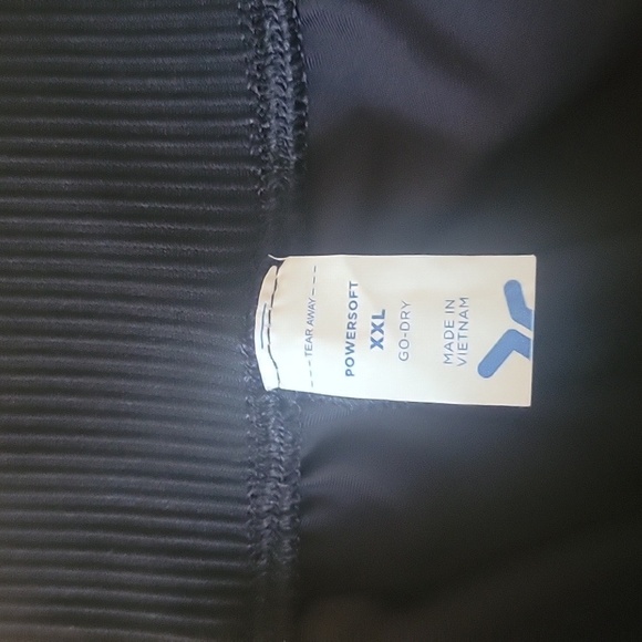 NWT Old Navy Black High Rise Tapered Ankle Powersoft Pants. Plus Size XXL - Picture 2 of 4